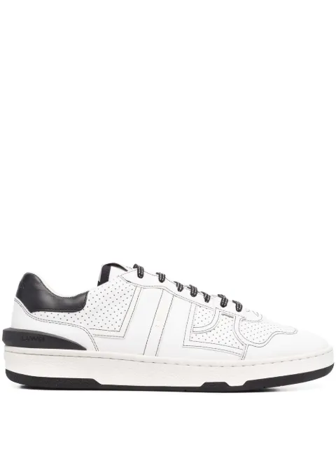 Lanvin tenis con panel perforado