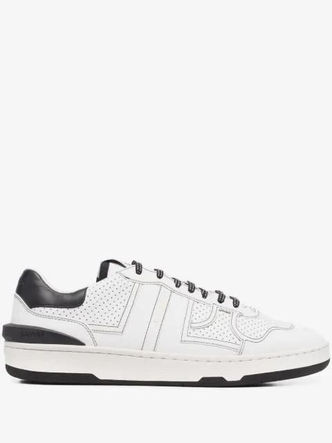 Lanvin perforated-panel leather sneakers