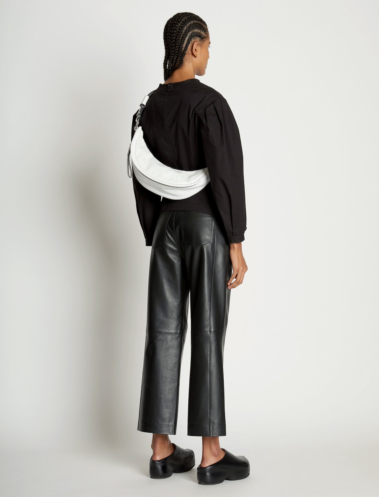 Stanton Crinkled Leather Sling Bag #5