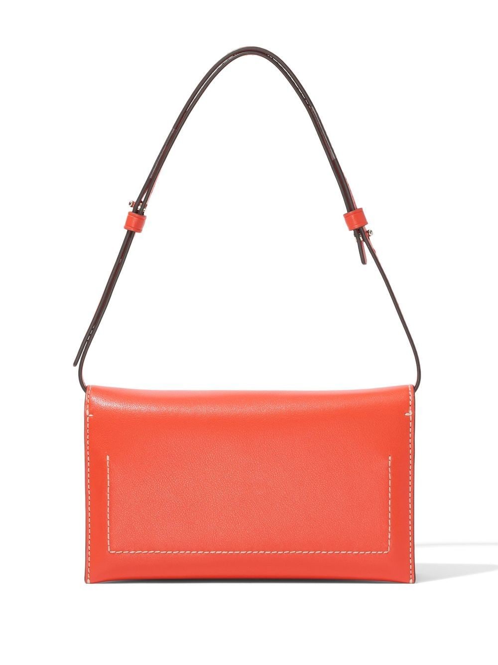 Shop Proenza Schouler White Label Small Accordion Flap Shoulder Bag In Orange