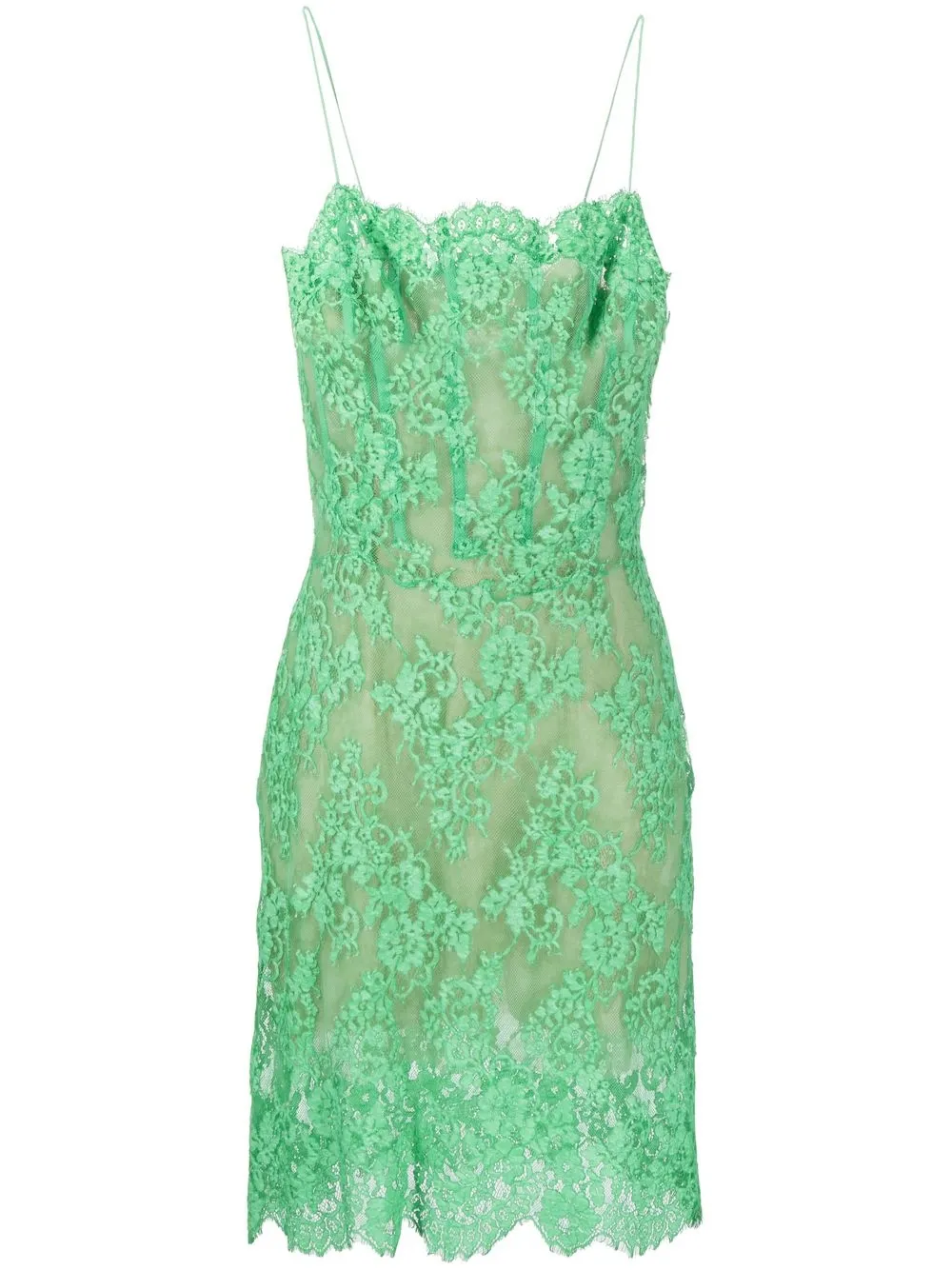 

Ermanno Scervino floral-lace midi dress - Green