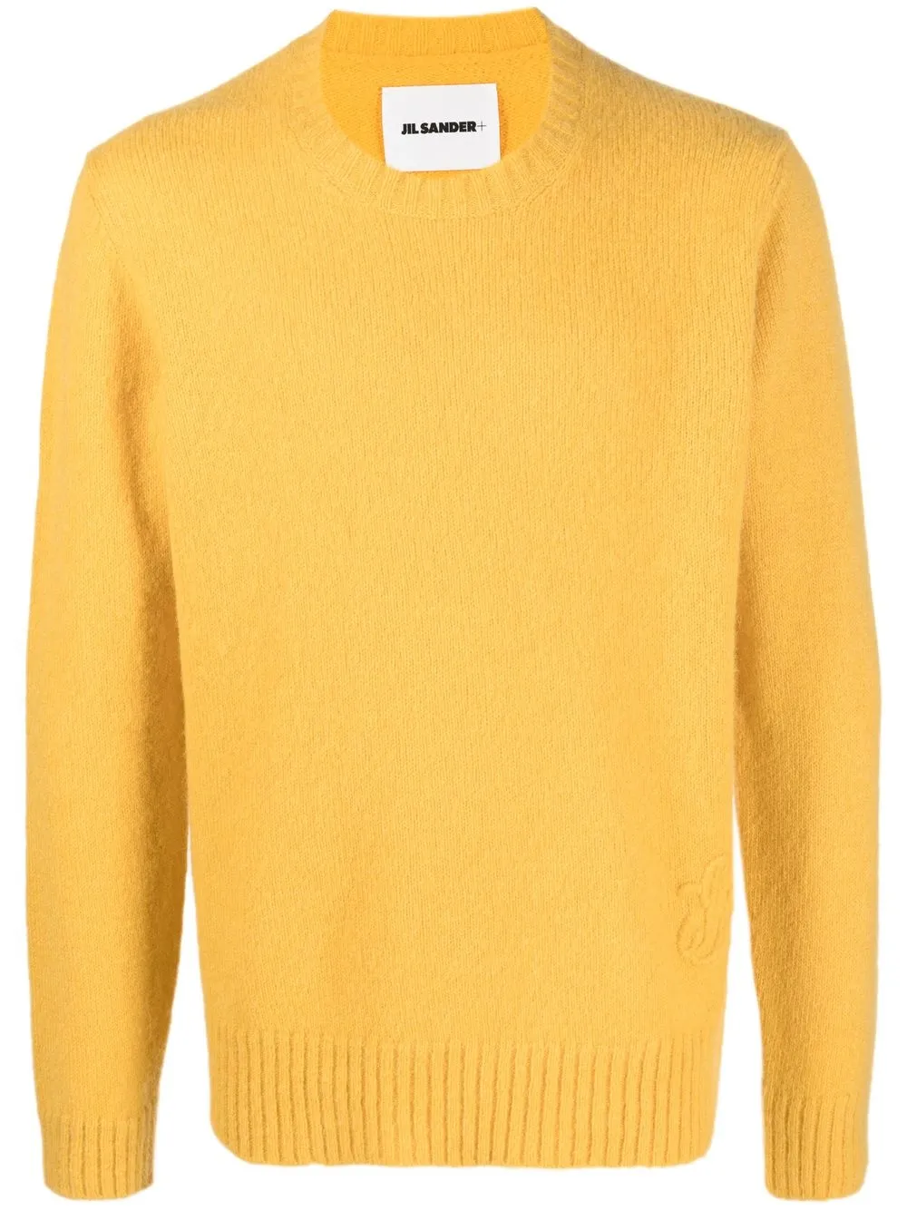 

Jil Sander embossed-logo crew-neck jumper - Yellow