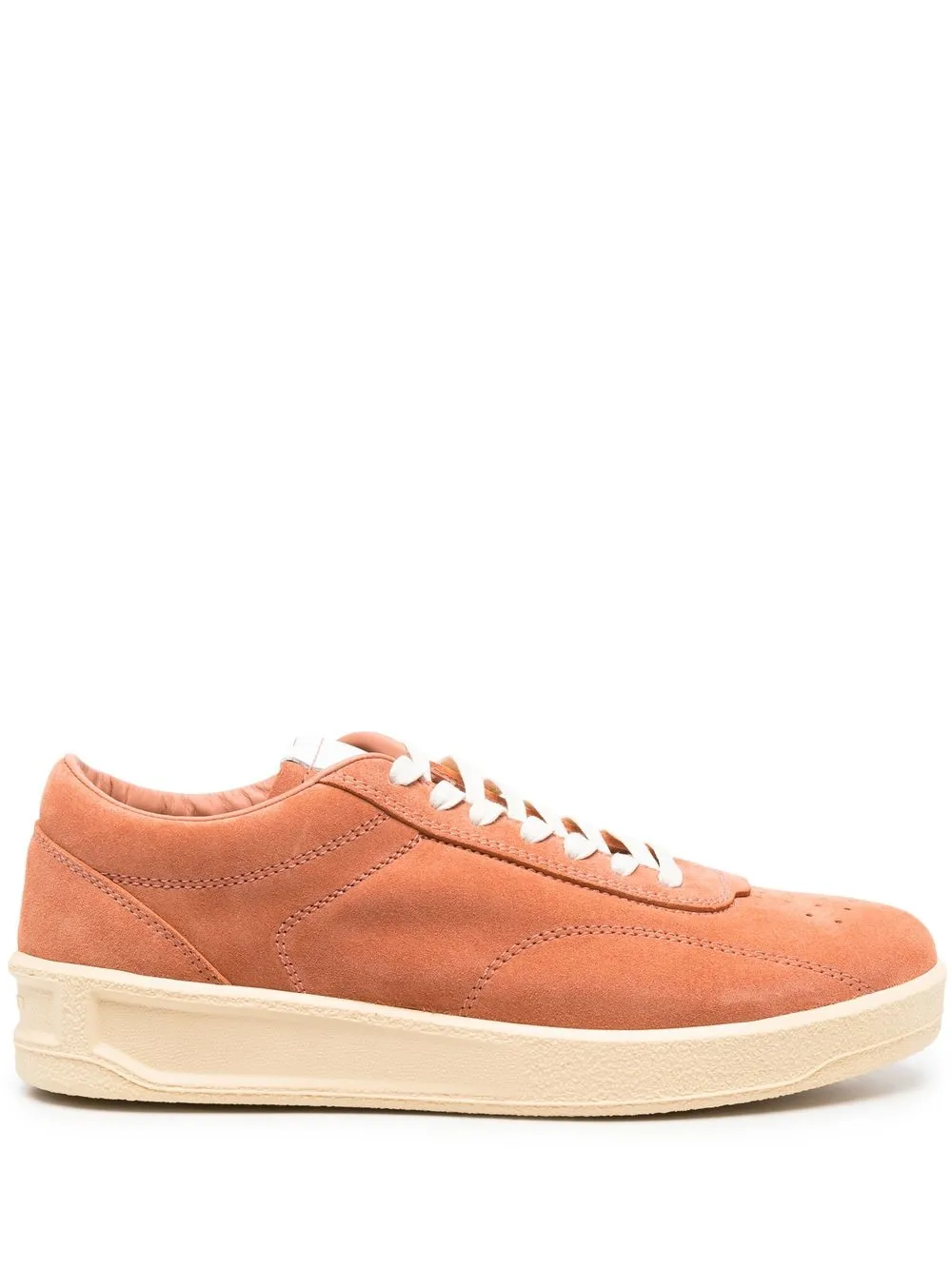 

Jil Sander embossed-logo lace-up sneakers - Orange