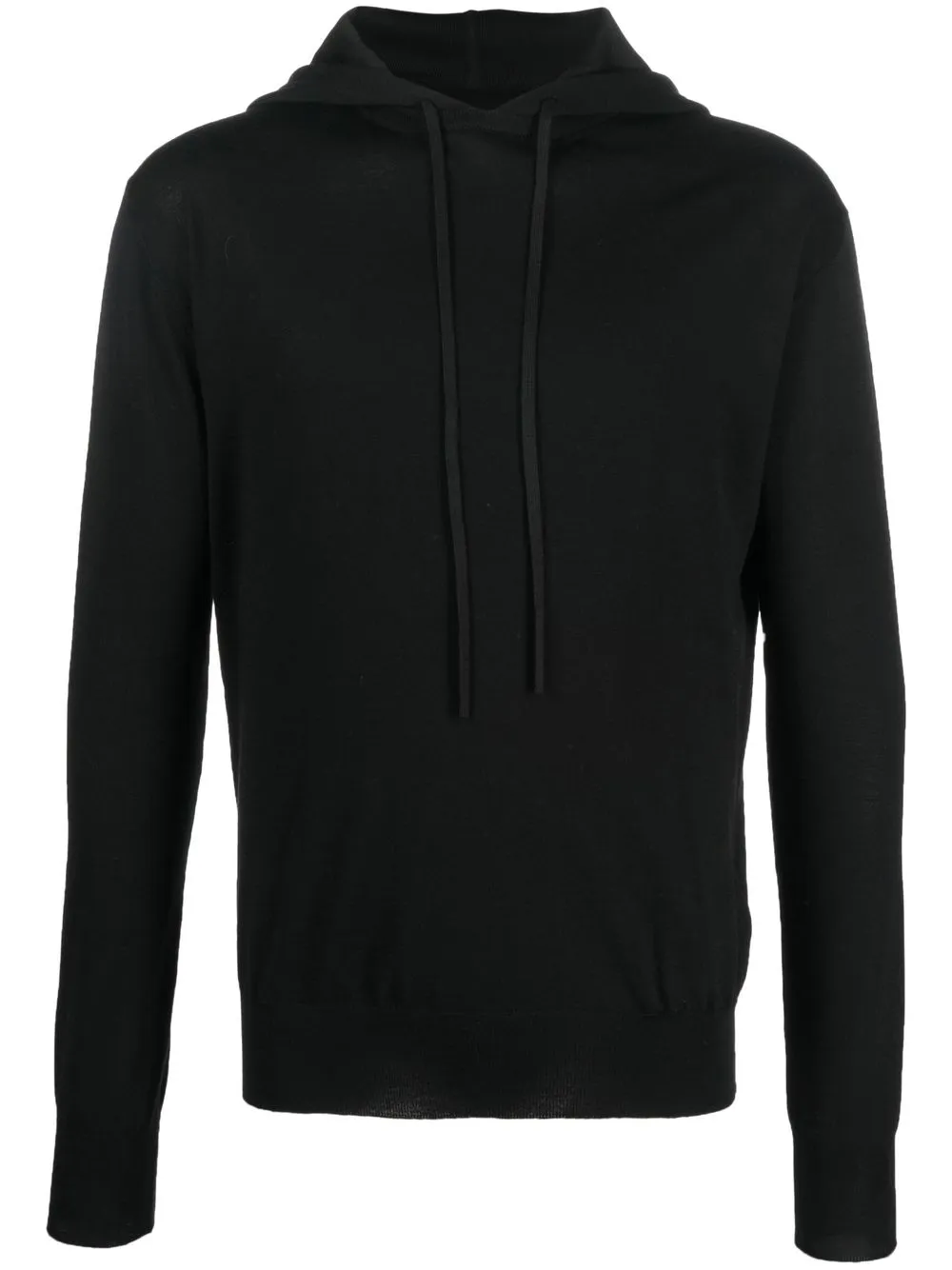 

Jil Sander hoodie con cordones - Negro