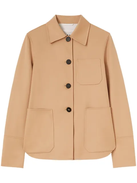 Jil Sander sobrecamisa de cachemira