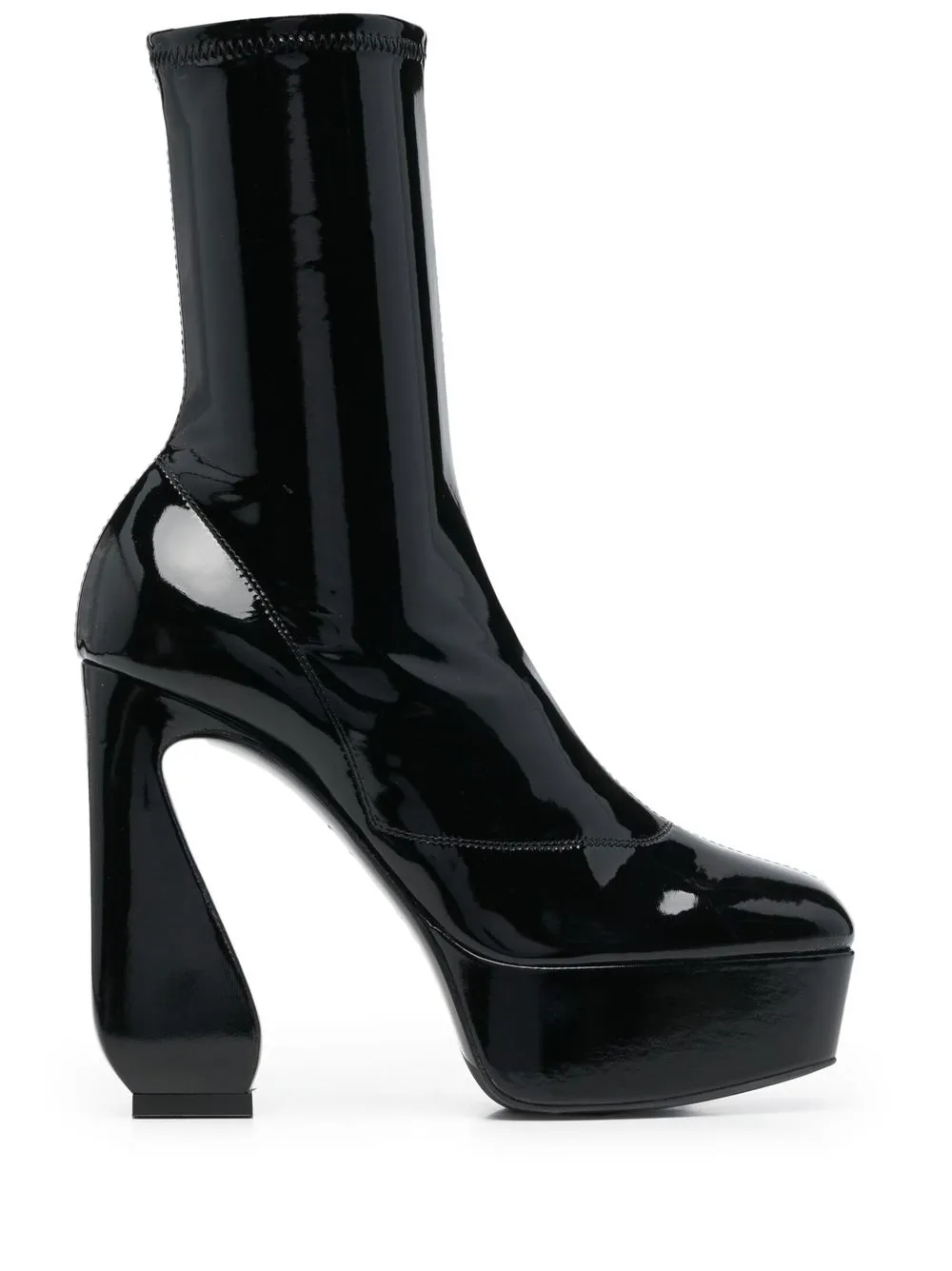 

Sergio Rossi botines brillantes - Negro