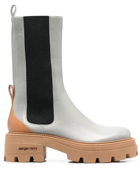 Sergio Rossi Milla elasticated side-panel boots