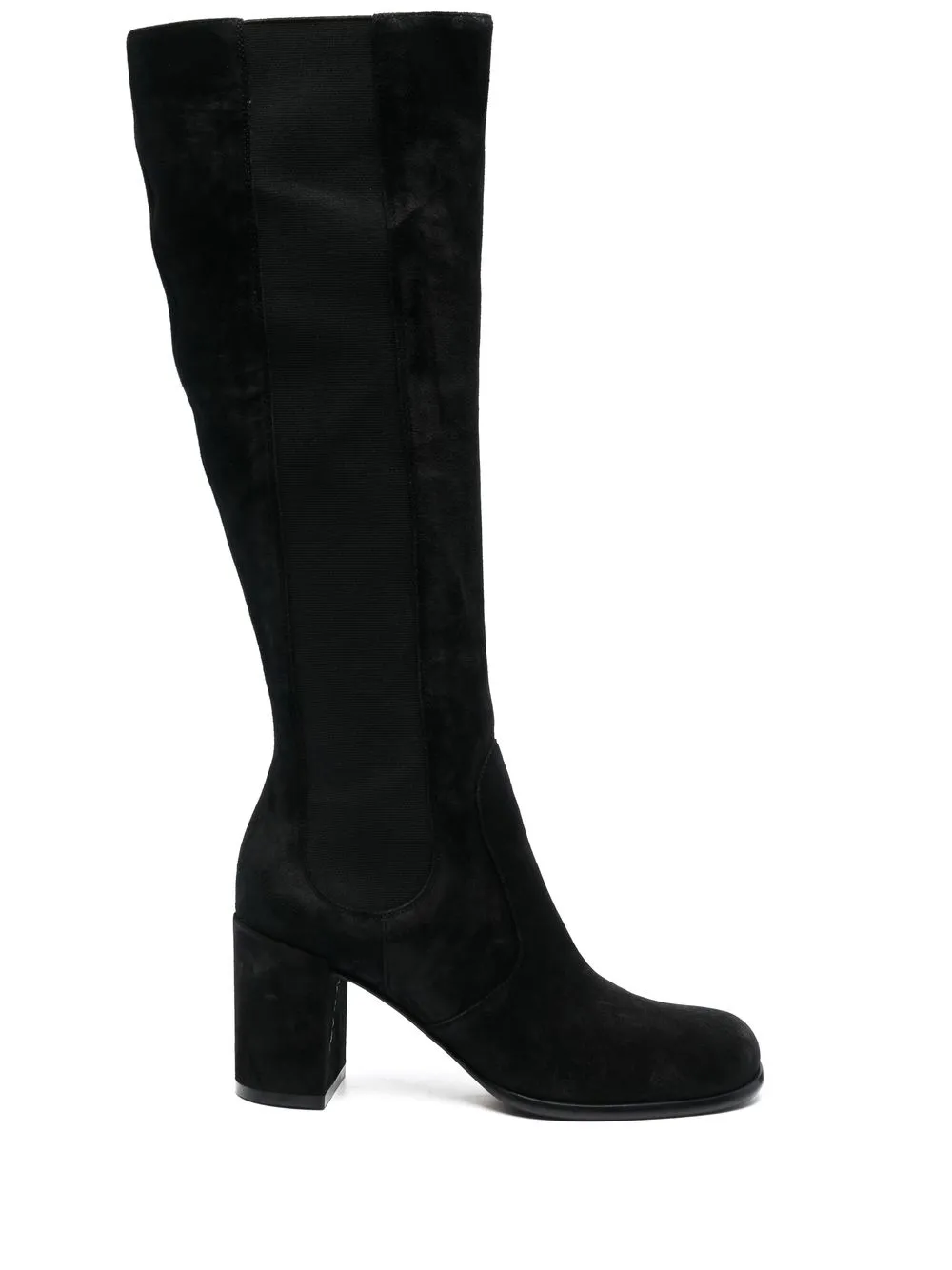 

Sergio Rossi 90mm heeled suede boots - Black