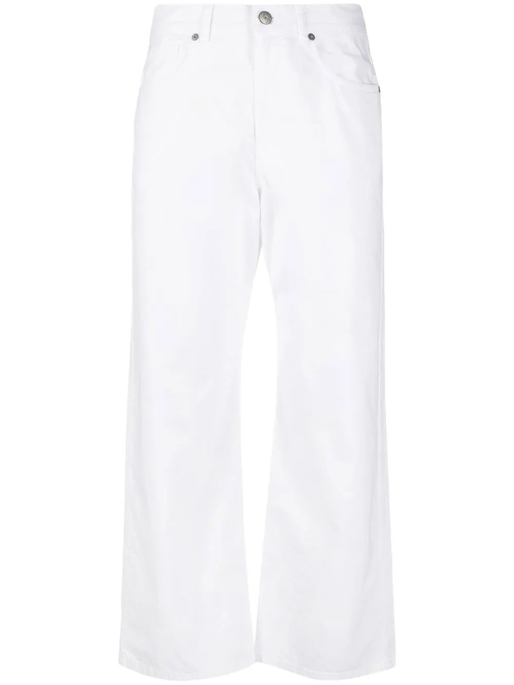 

P.A.R.O.S.H. pantalones capri anchos - Blanco