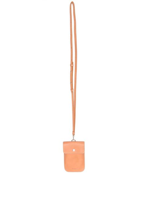 Jil Sander Flap leather phone pouch