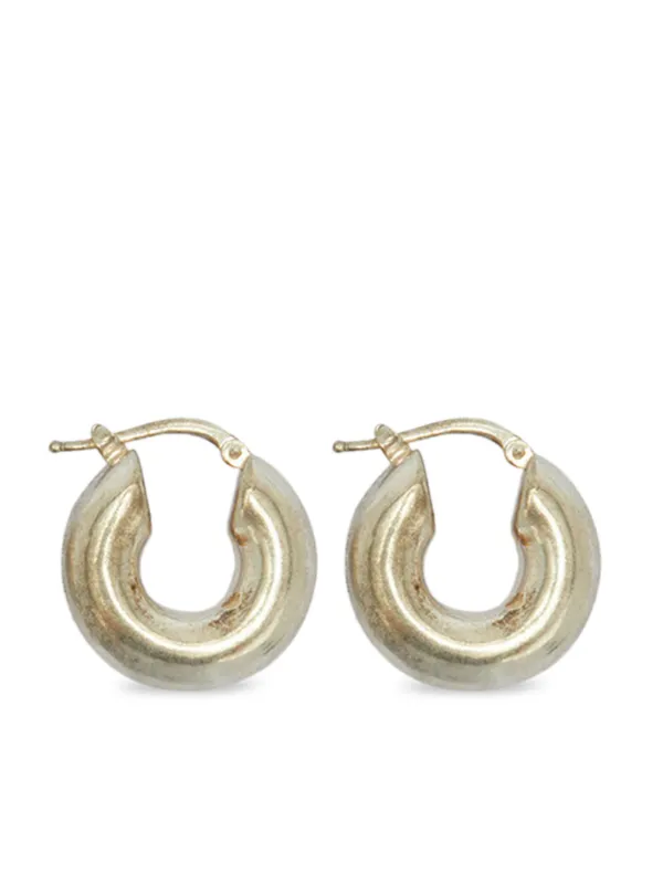 Gold and silver deals hoop earrings