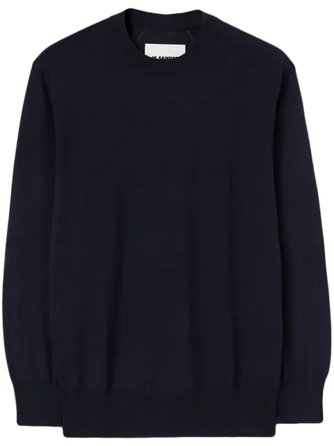 Jil Sander crew neck pullover sweater