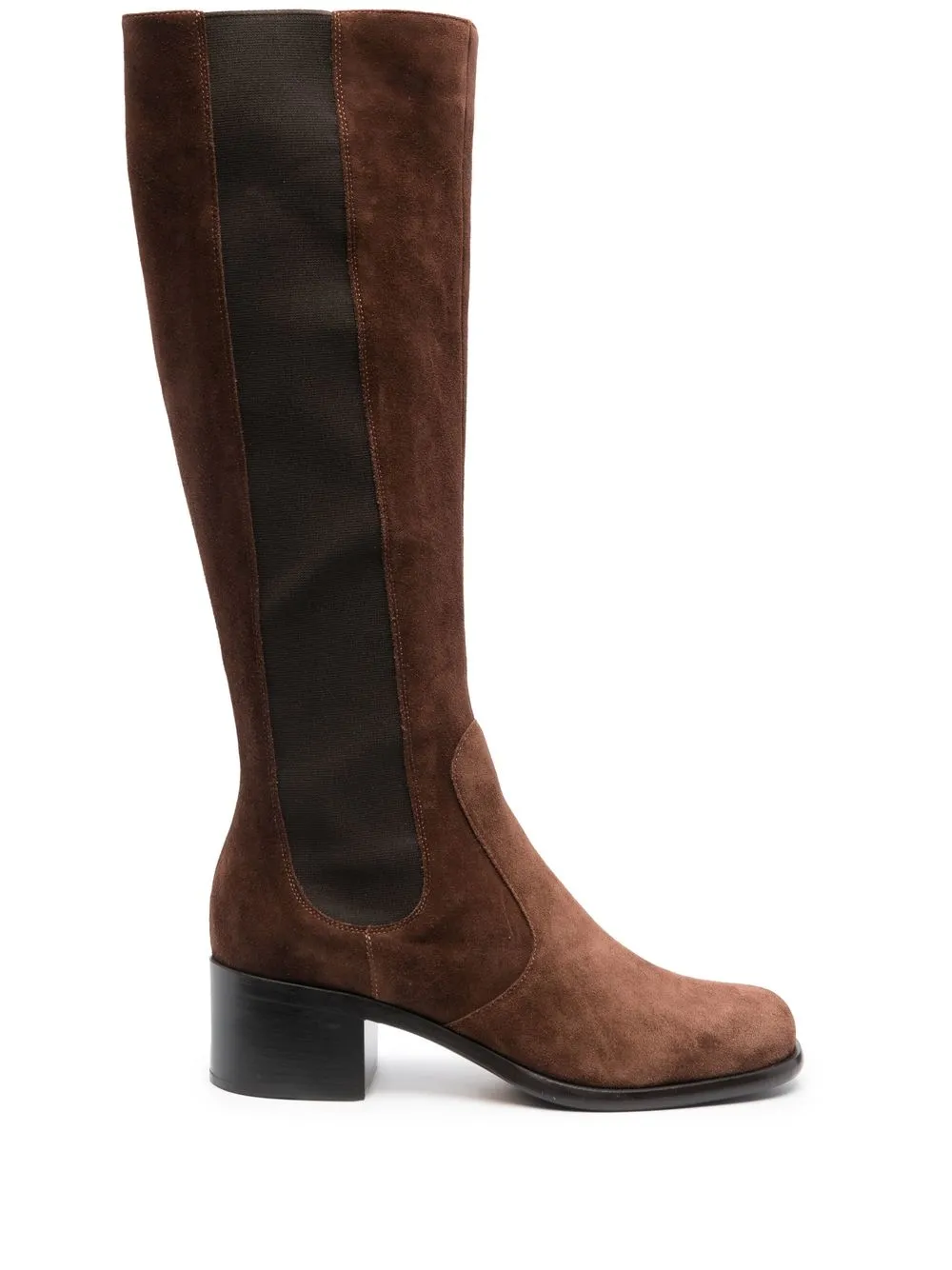 

Sergio Rossi 60mm heeled suede boots - Brown