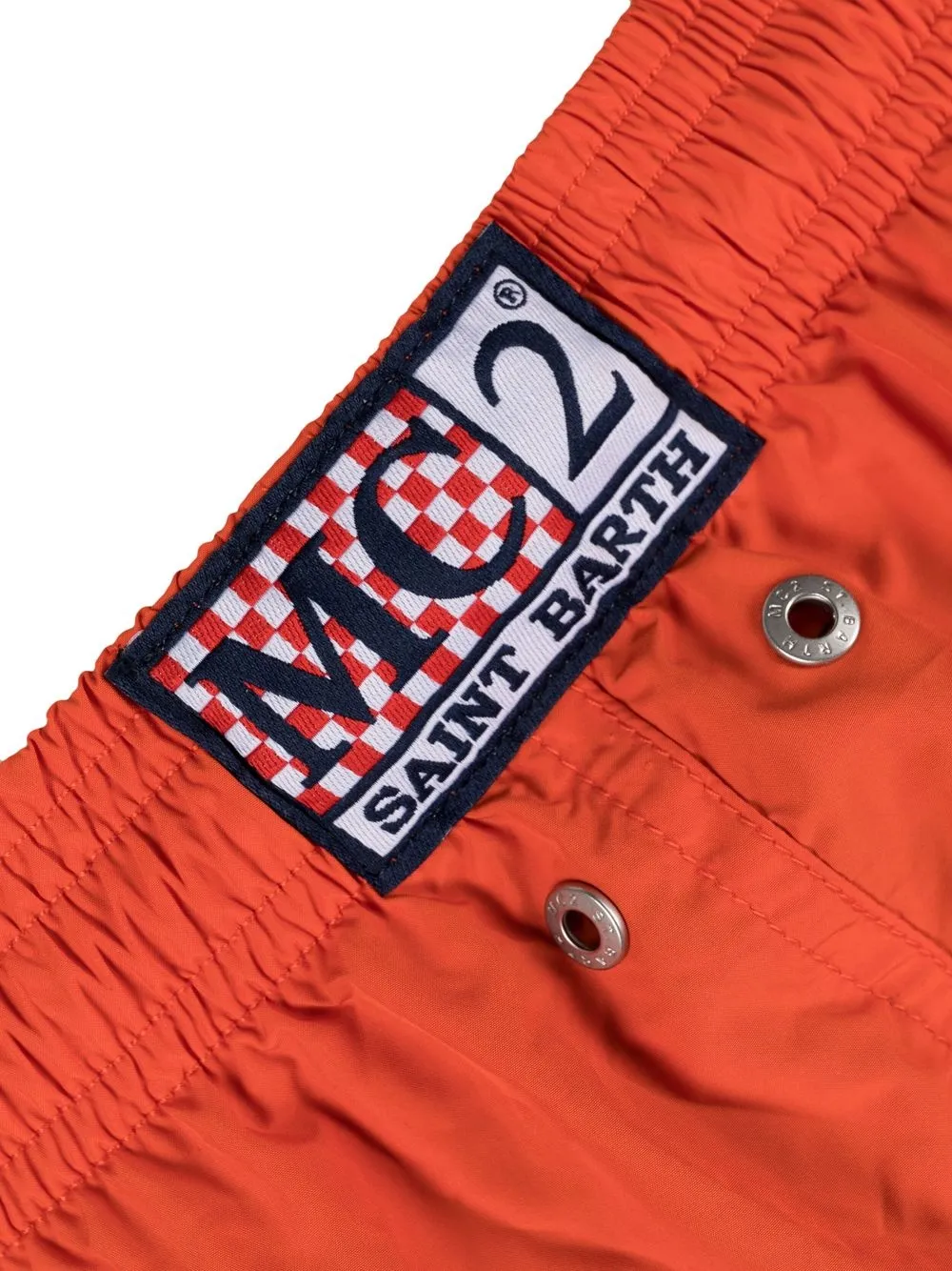 MC2 Saint Barth Zwembroek met trekkoordtaille Oranje