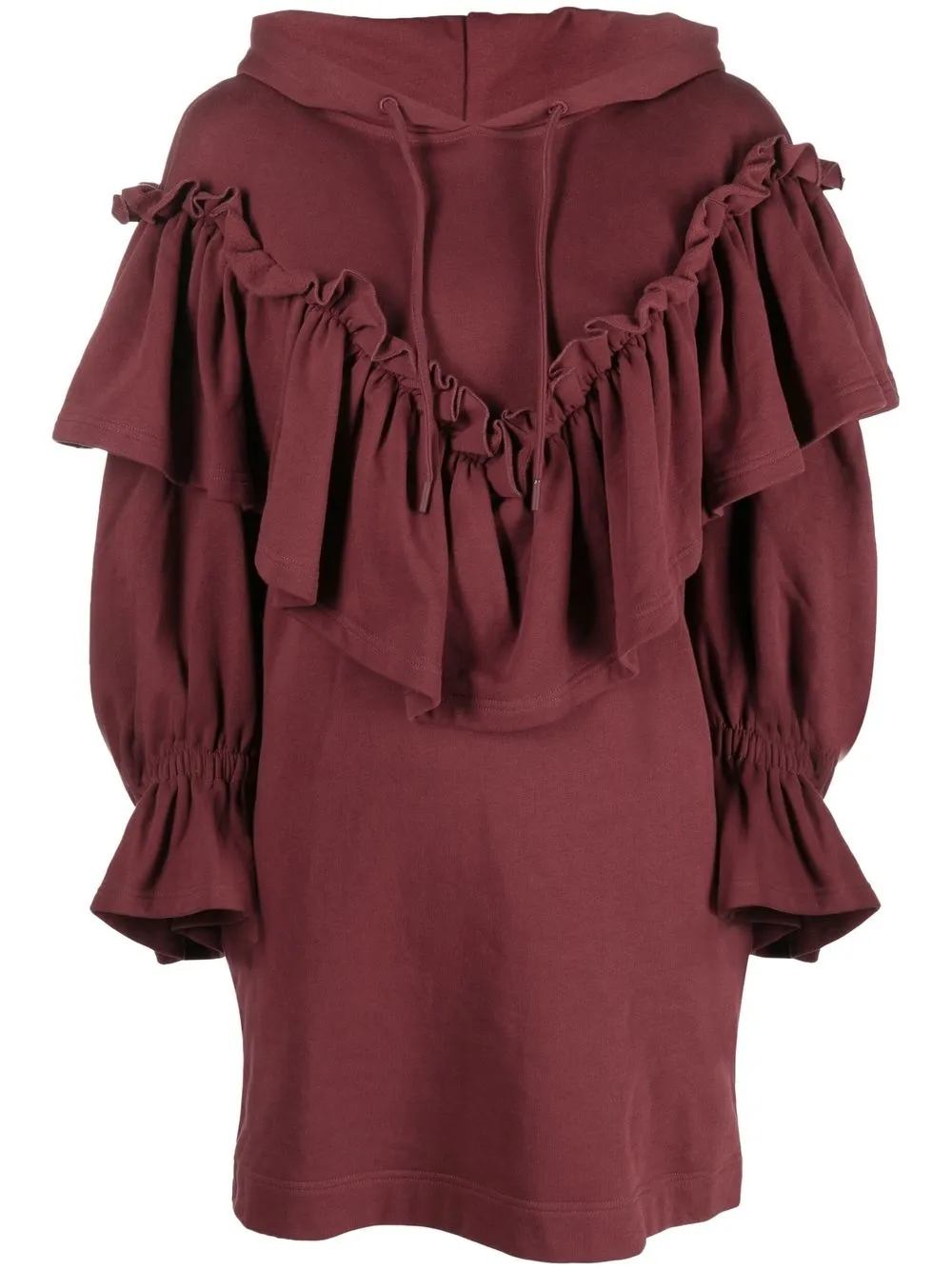 River island frill hoodie hot sale