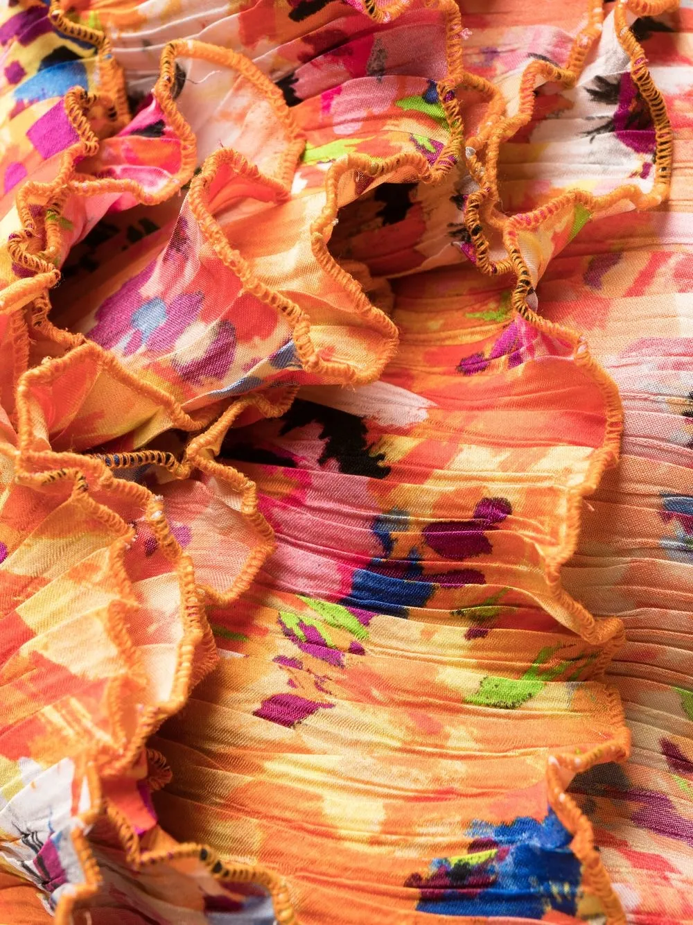 MSGM graphicprint Vneck Dress Farfetch