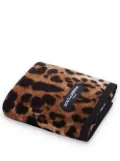 Dolce & Gabbana terry cotton guest towel - Black