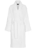 Dolce & Gabbana terry cotton jacquard bath robe - White