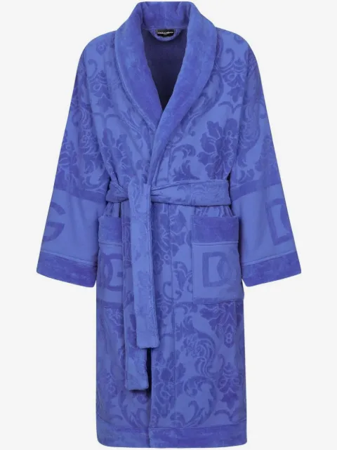 Dolce & Gabbana terry cotton jacquard bath robe