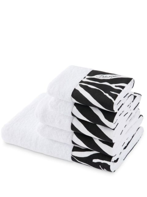 Dolce & Gabbana set of five terry cotton towels Women