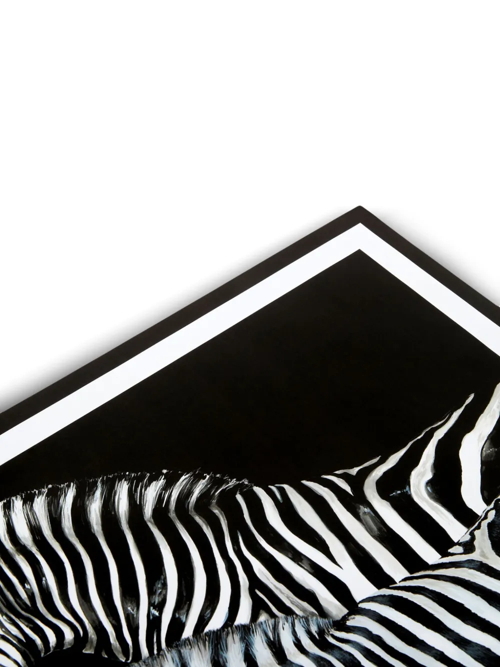Dolce & Gabbana Zebra-print Set Of Thirty-six Placemats In Black
