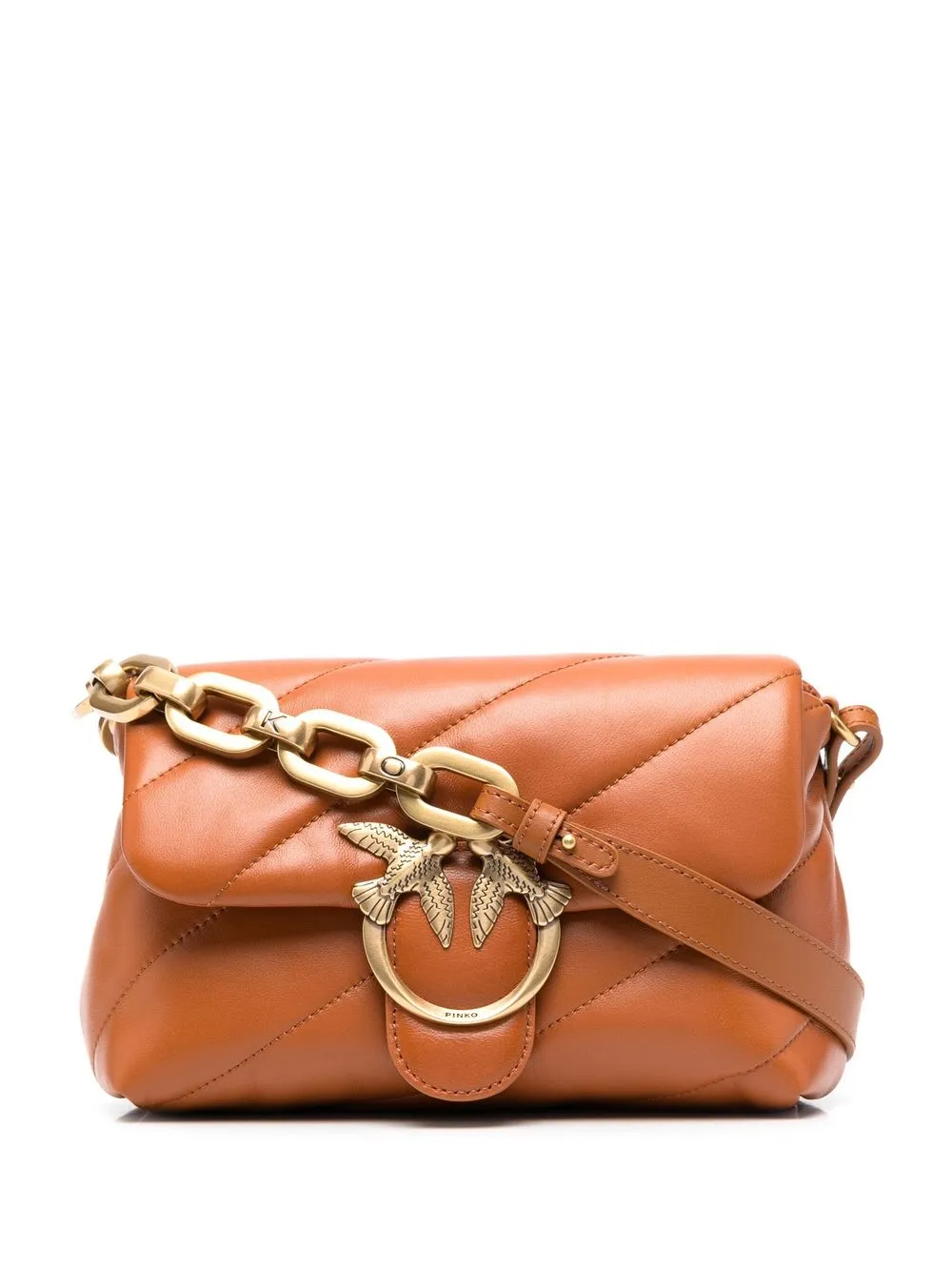 

PINKO bolsa crossbody Love mini - Marrón