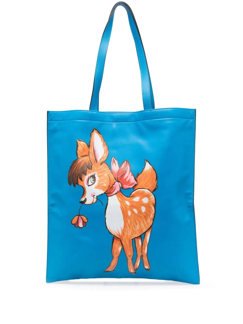 

Moschino deer-print tote bag - Blue