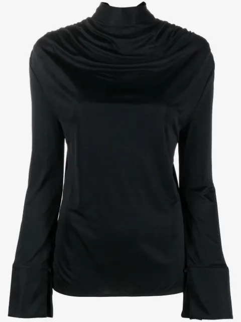 Viktor & Rolf draped-detailing long-sleeve blouse
