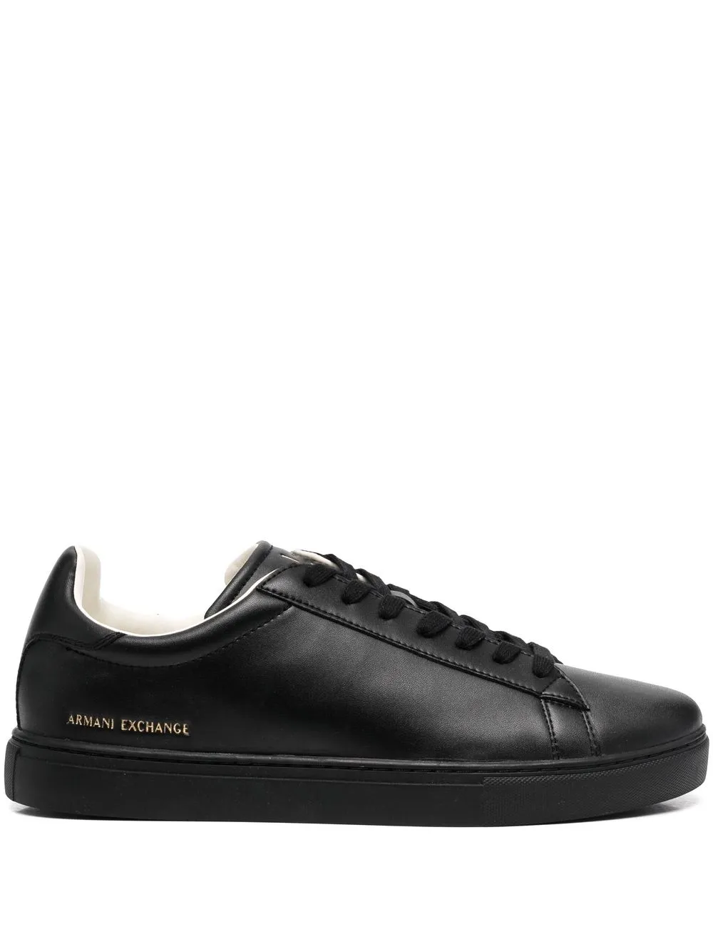 

Armani Exchange tenis bajos con agujetas - Negro