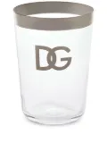 Dolce & Gabbana logo-print drinking glasses (set of 2) - White