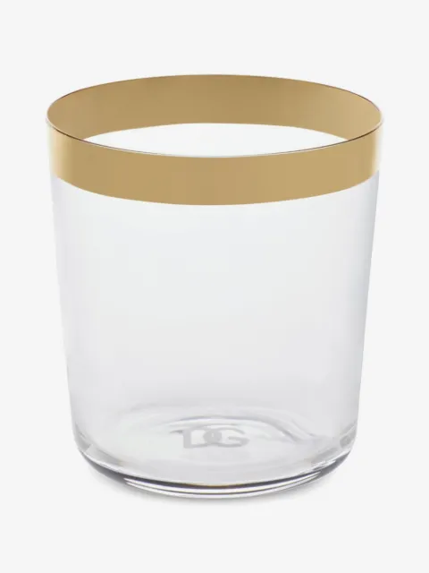 Dolce & Gabbana striped-border drinking glasses (set of 2)