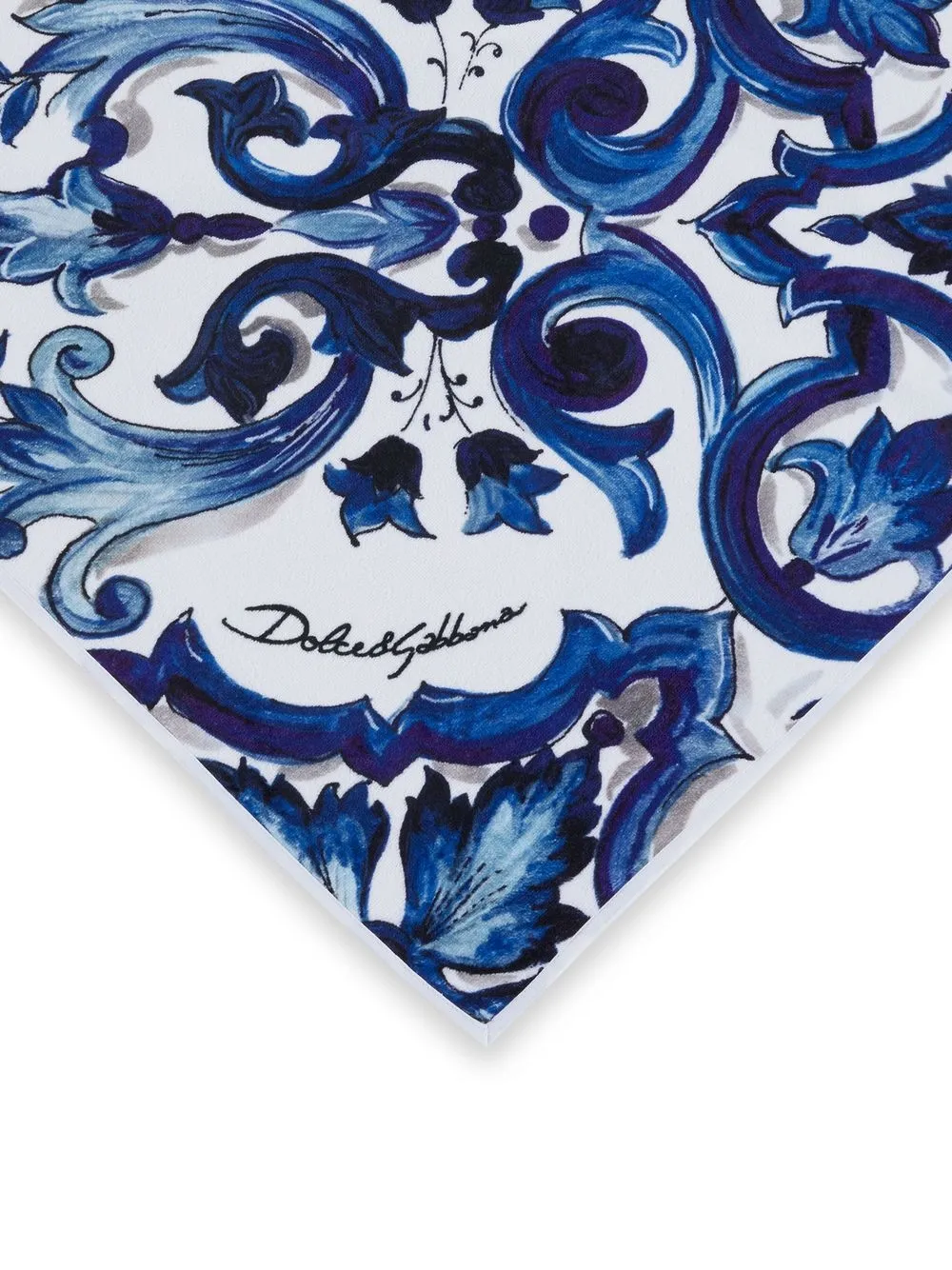  Dolce & Gabbana Handtuch Mit Print   Weiß 