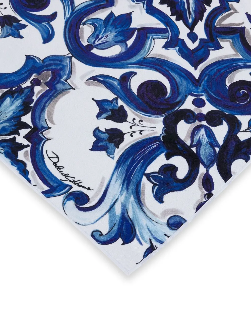  Dolce & Gabbana Toalla Con Logo - Blanco 