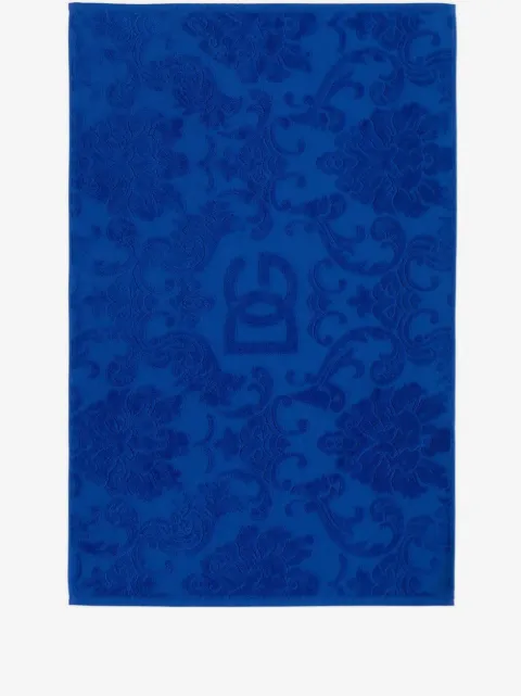 Dolce & Gabbana cotton terry bath mat