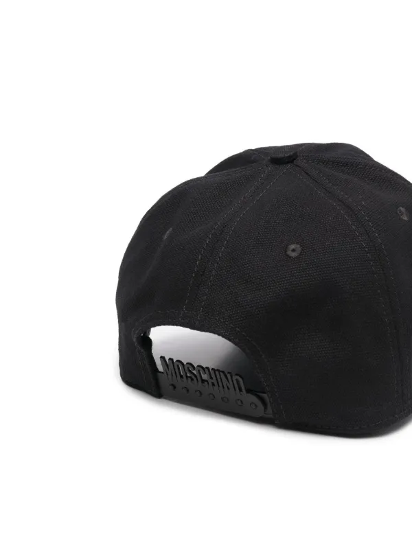 驚きの激安価格 | キャップ ロゴ モスキーノ Moschino ブラック JP FARFETCH | 帽子