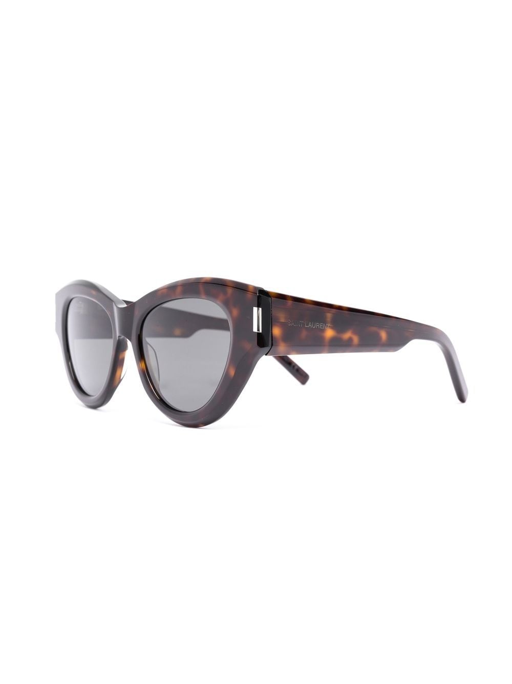 Saint Laurent Eyewear Zonnebril met cat-eye montuur - Bruin