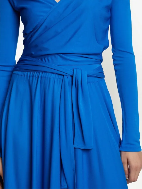 Proenza Schouler White Label Matte Crepe Wrap Dress Farfetch