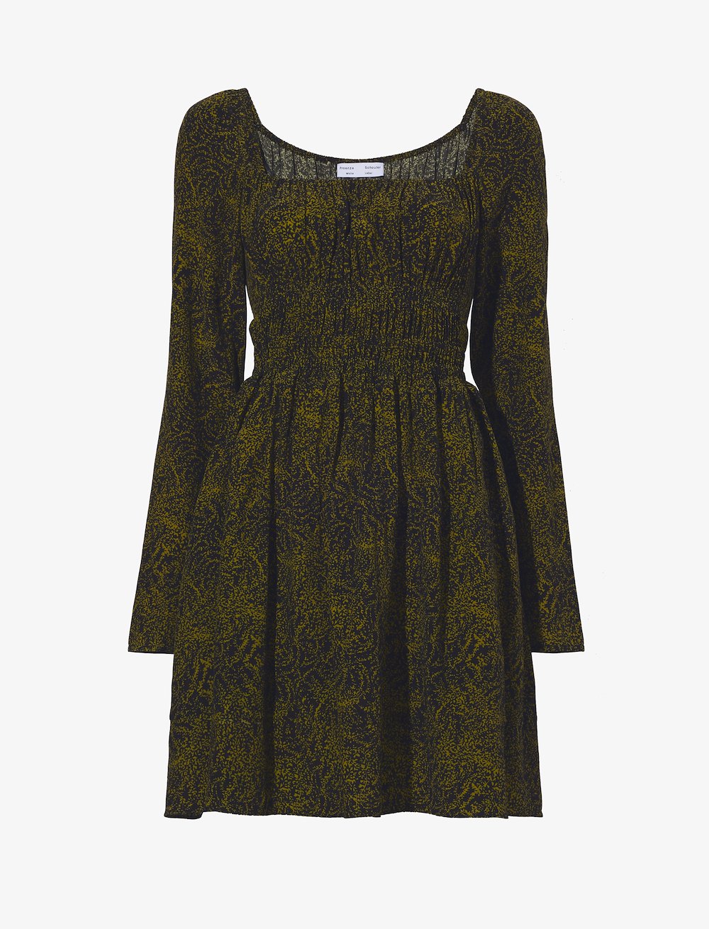 Vine Square Neck Mini Dress