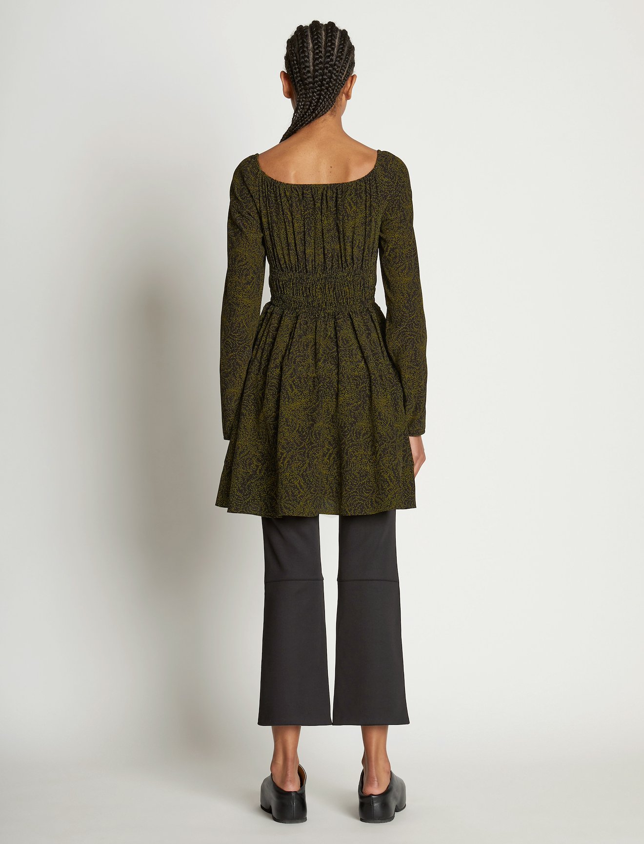 Vine Square Neck Mini Dress #2