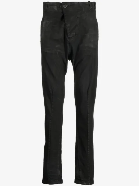 Boris Bidjan Saberi high-waist tapered trousers