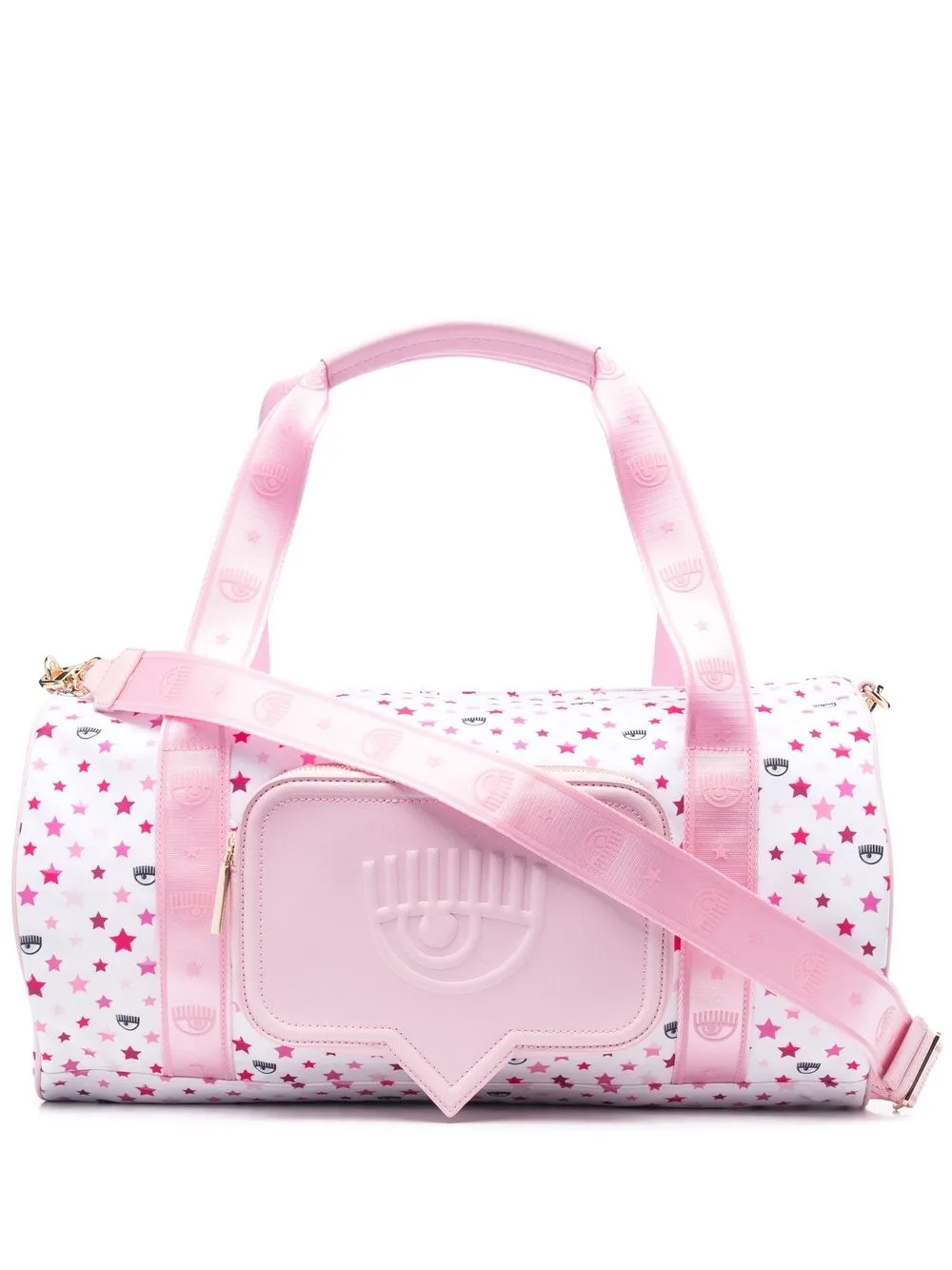

Chiara Ferragni tote con logo en relieve - Blanco