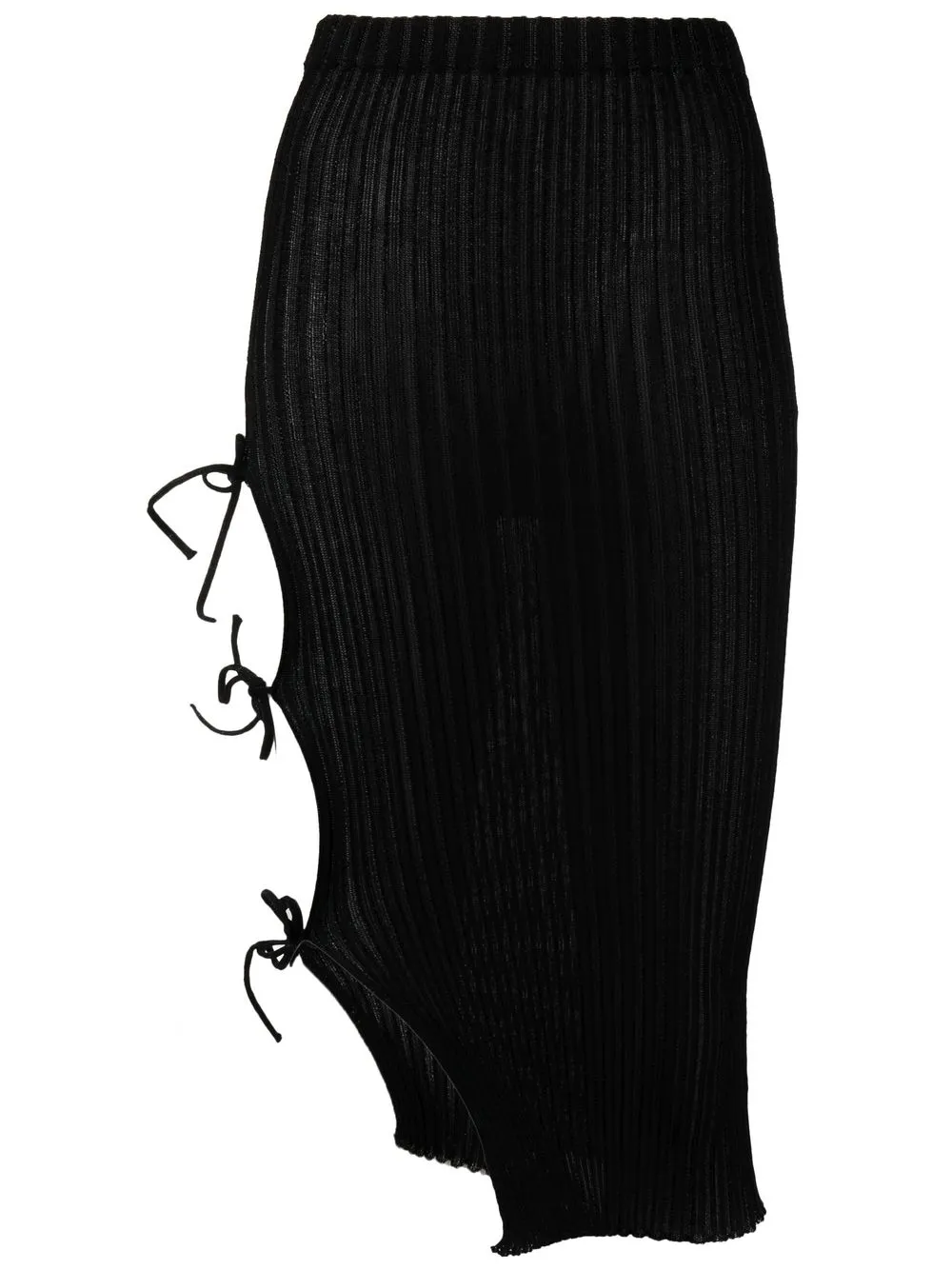 

A. ROEGE HOVE cut-detail knit dress - Black