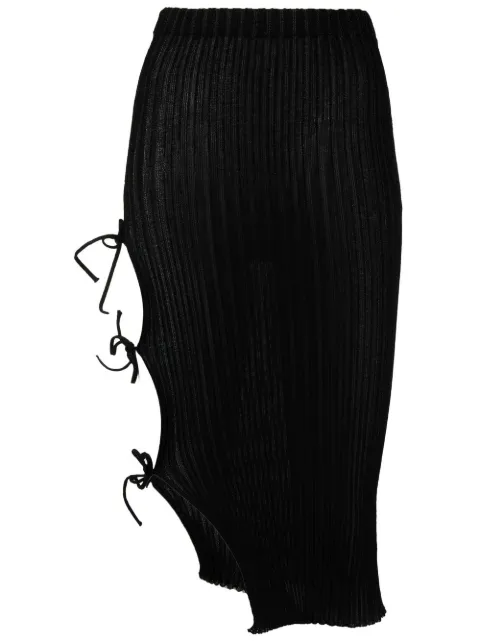A. ROEGE HOVE cut-detail knit dress