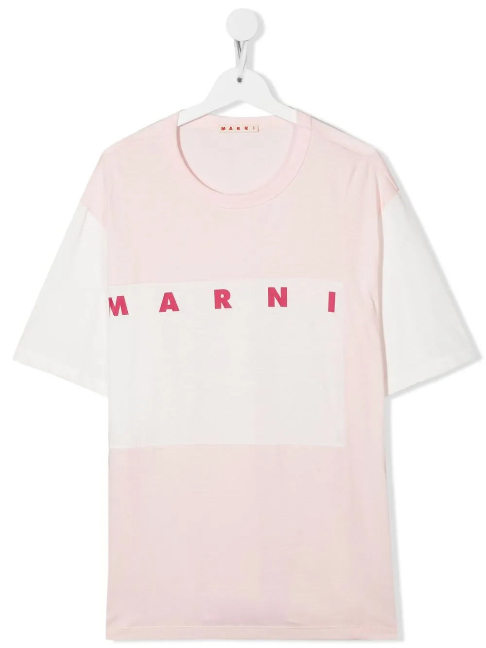 

Marni Kids playera con logo estampado - Rosado