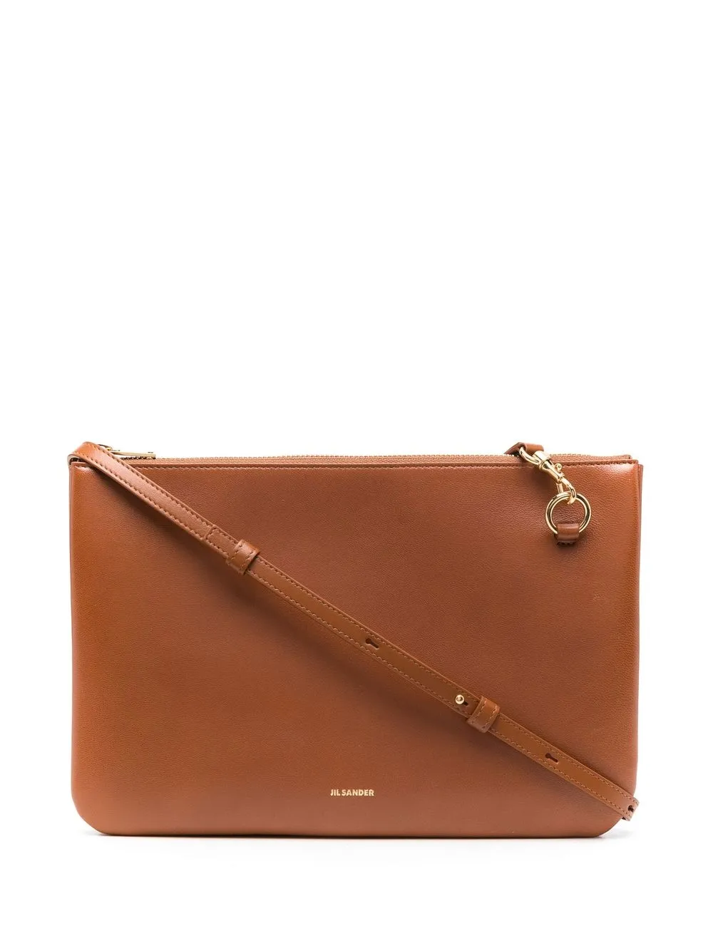 

Jil Sander small leather crossbody bag - Brown