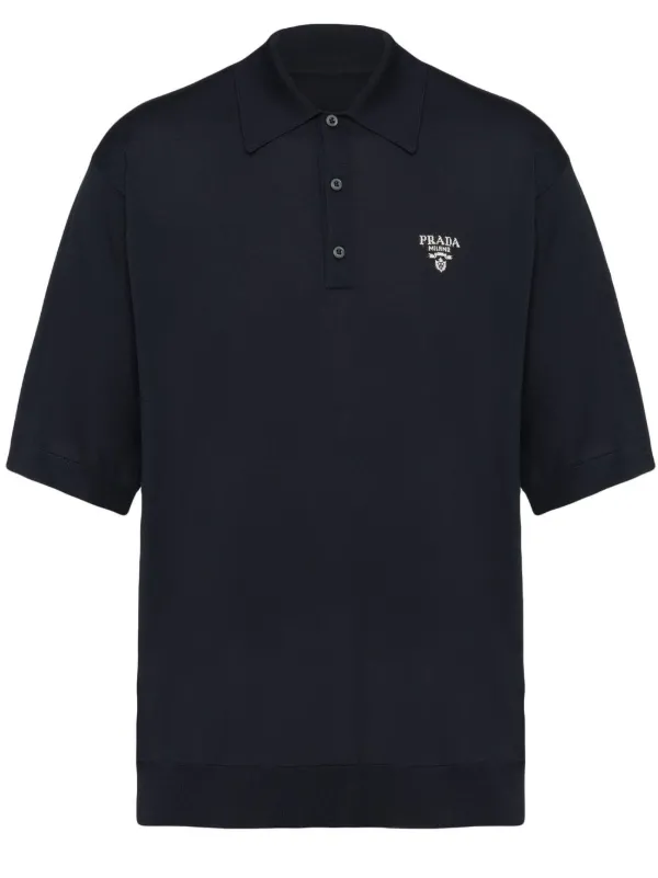 Prada pique polo outlet shirt