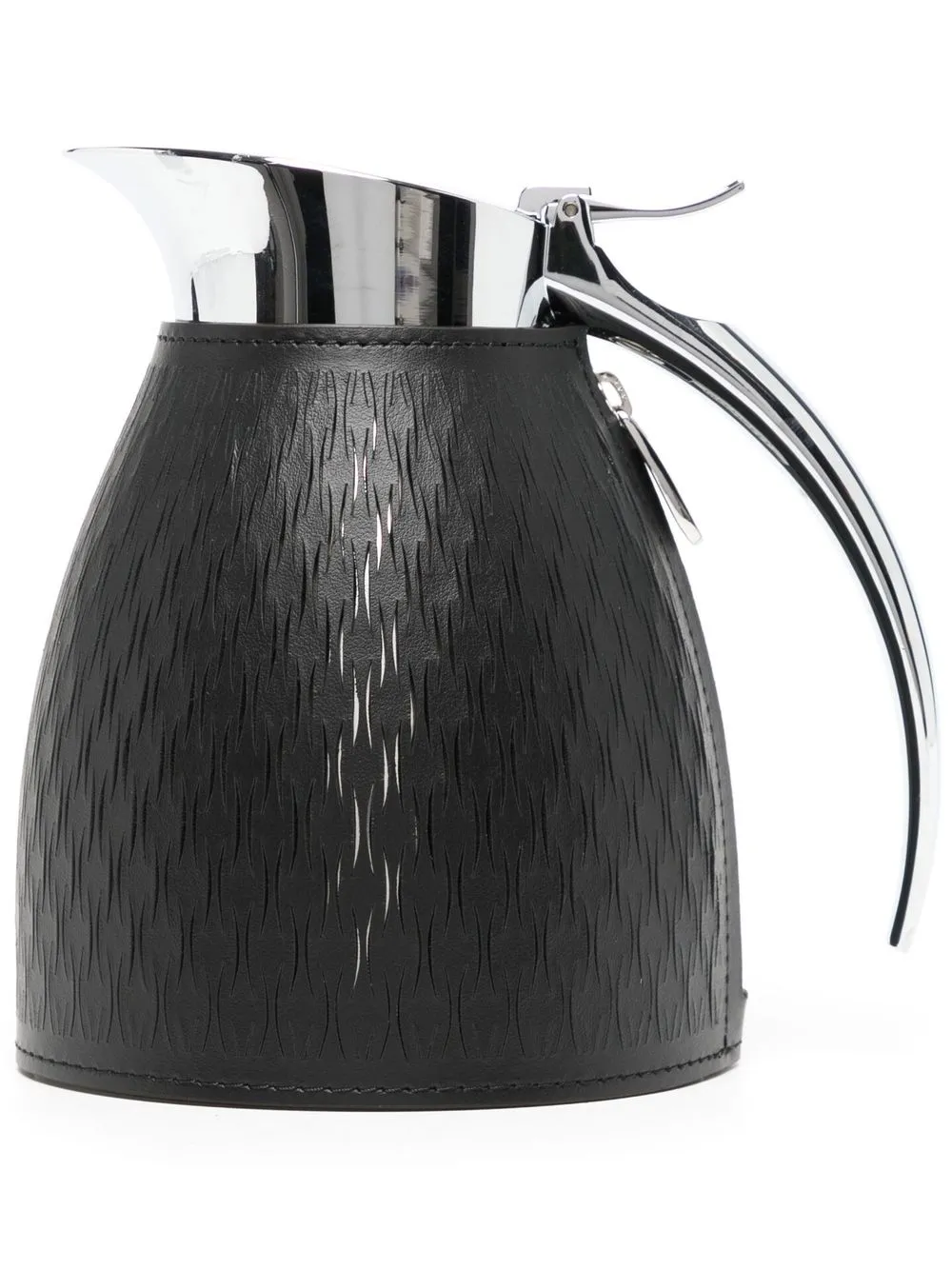 

Pinetti perforated leather thermal carafe - Black
