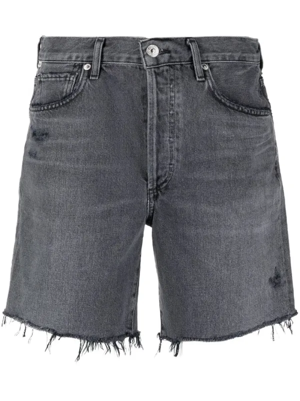 Humanity raw-hem Denim Shorts - Farfetch