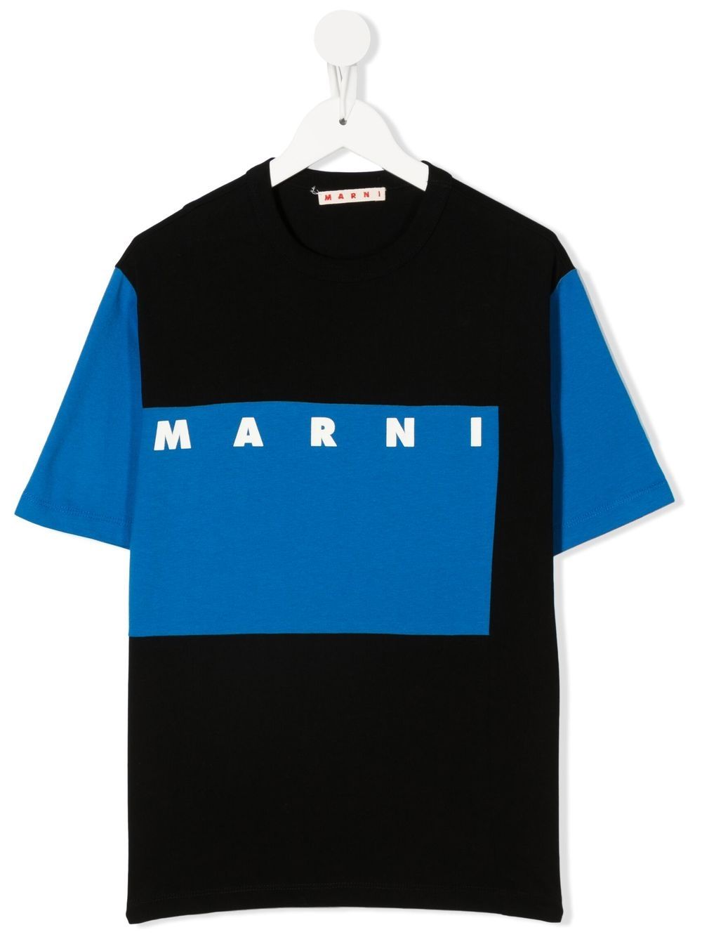 

Marni Kids playera con diseño color block y logo - 0M900