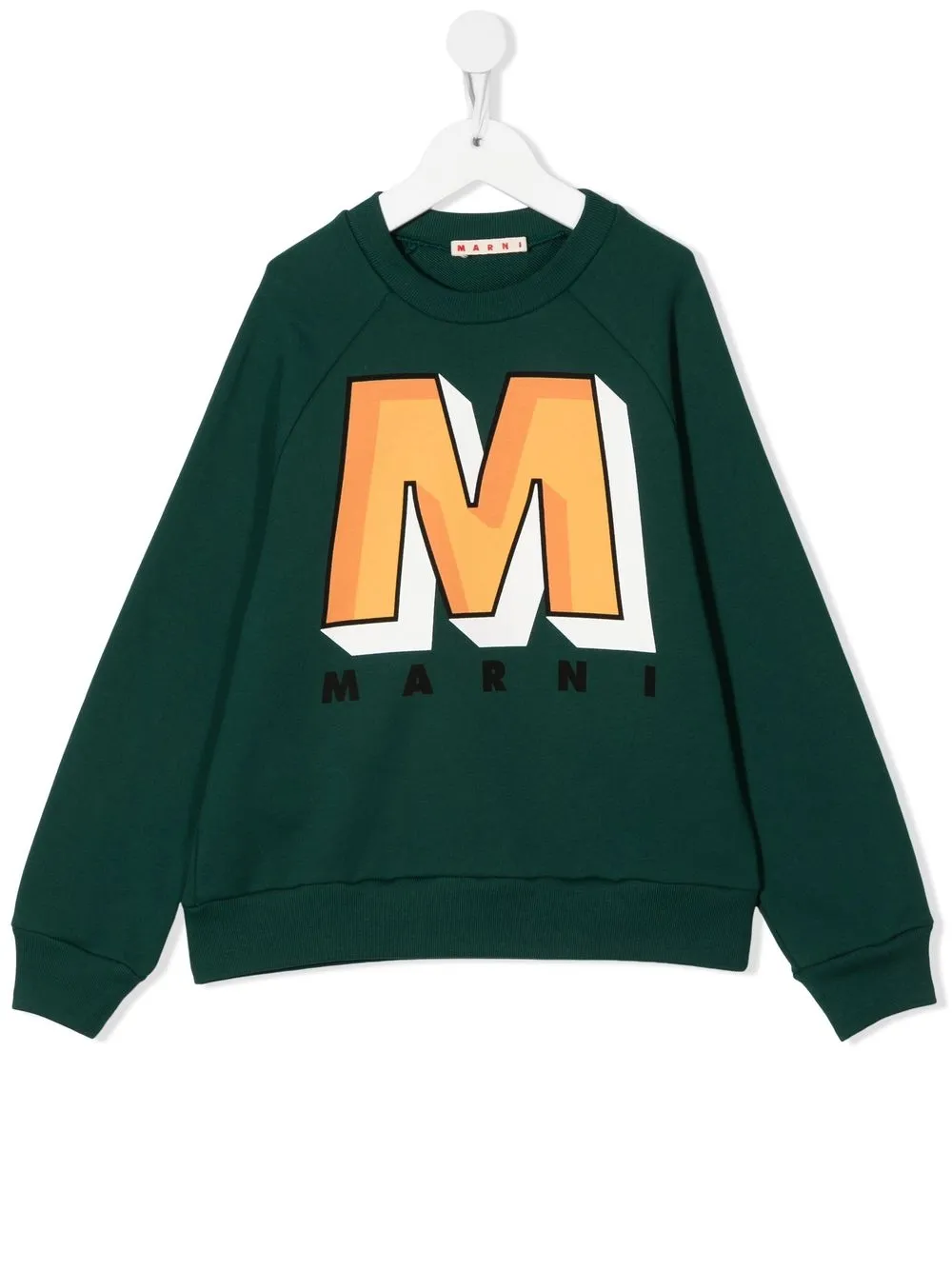 

Marni Kids logo-print crew-neck sweatshirt - 0M527